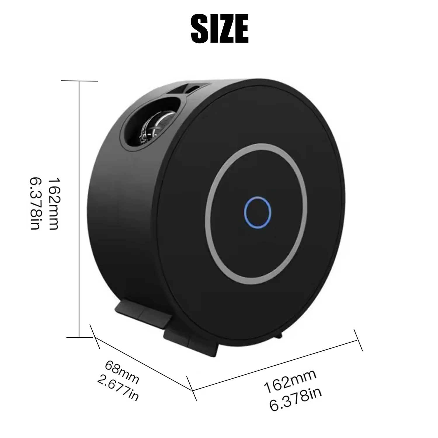 Smart Galaxy Star Projector – Black Edition