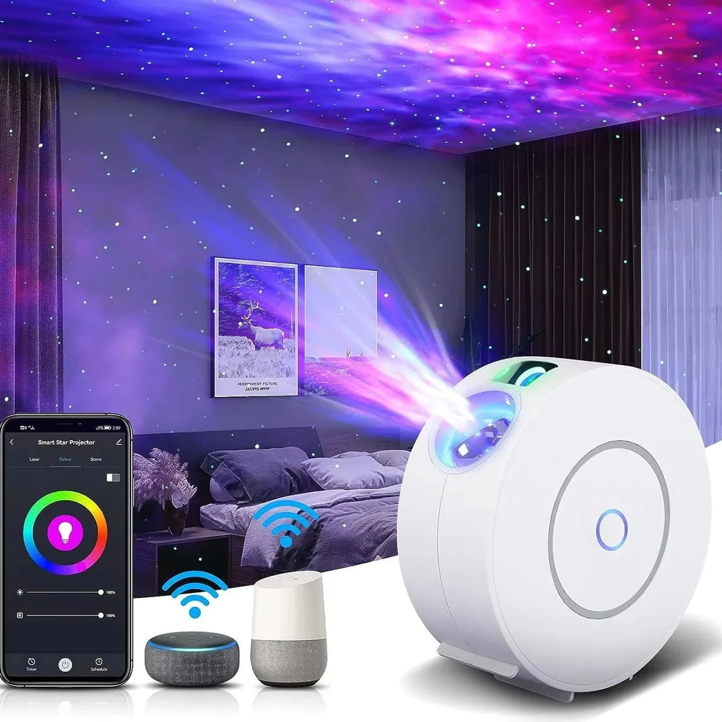 Projecteur d'étoiles Smart Galaxy – Édition Blanche